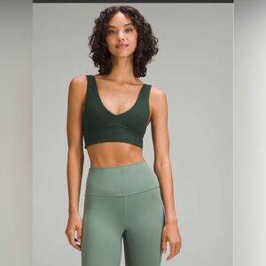 NWOT lululemon athletica Align Dark Green Sports Bra